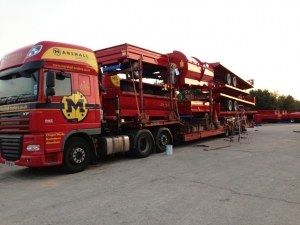 Marshall Lorry Preparing for Deliveries